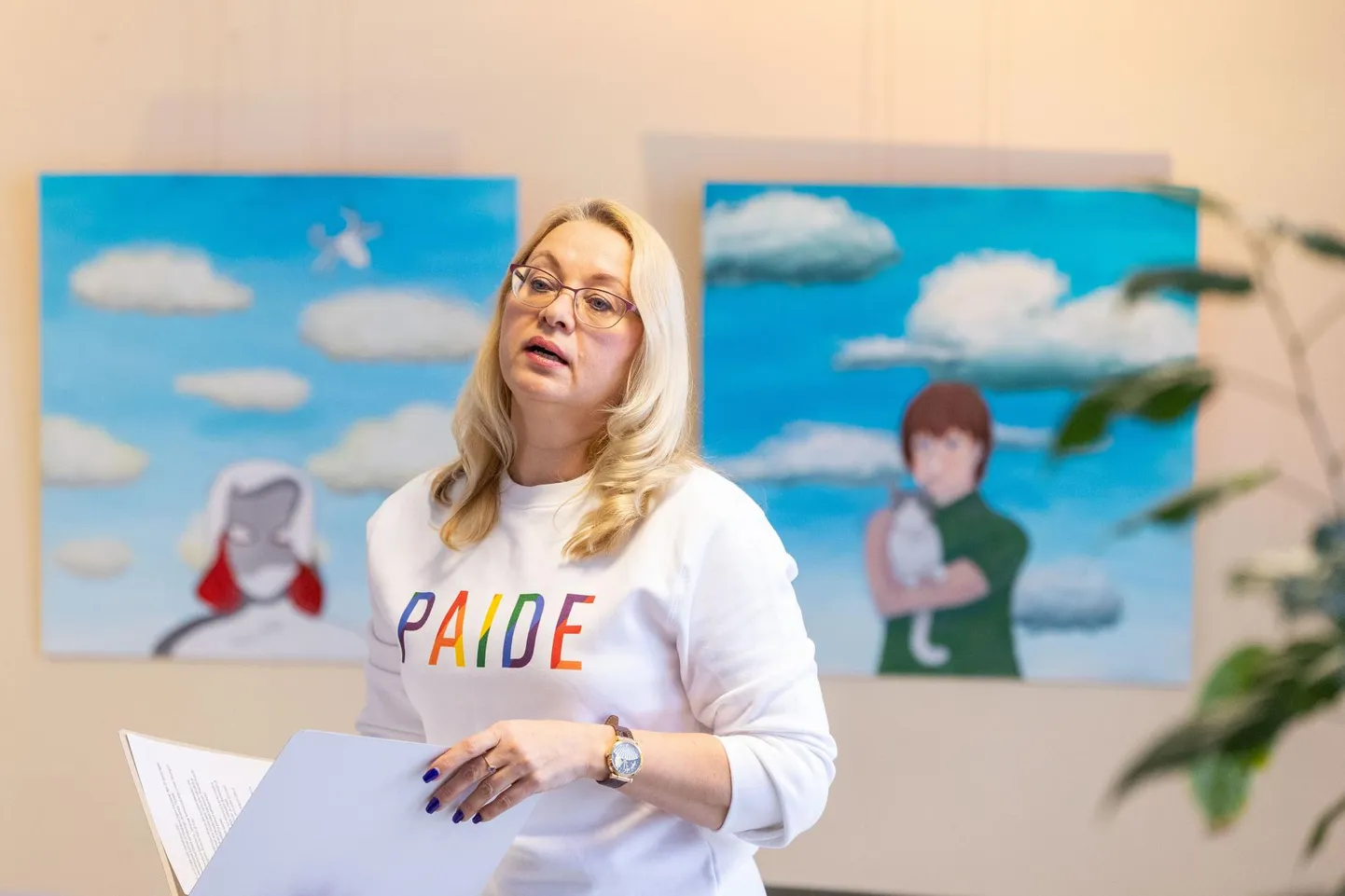 Paide linna kultuuripreemia pälvis tänavu Järvamaa keskraamatukogu direktor Jane Kiristaja.