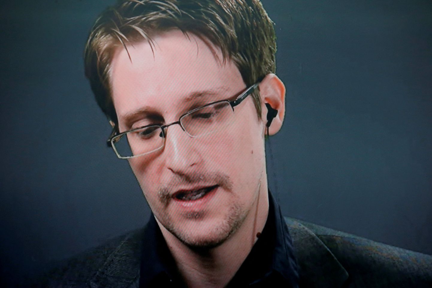 Edward Snowden videokonverentsil 14. september 2016.