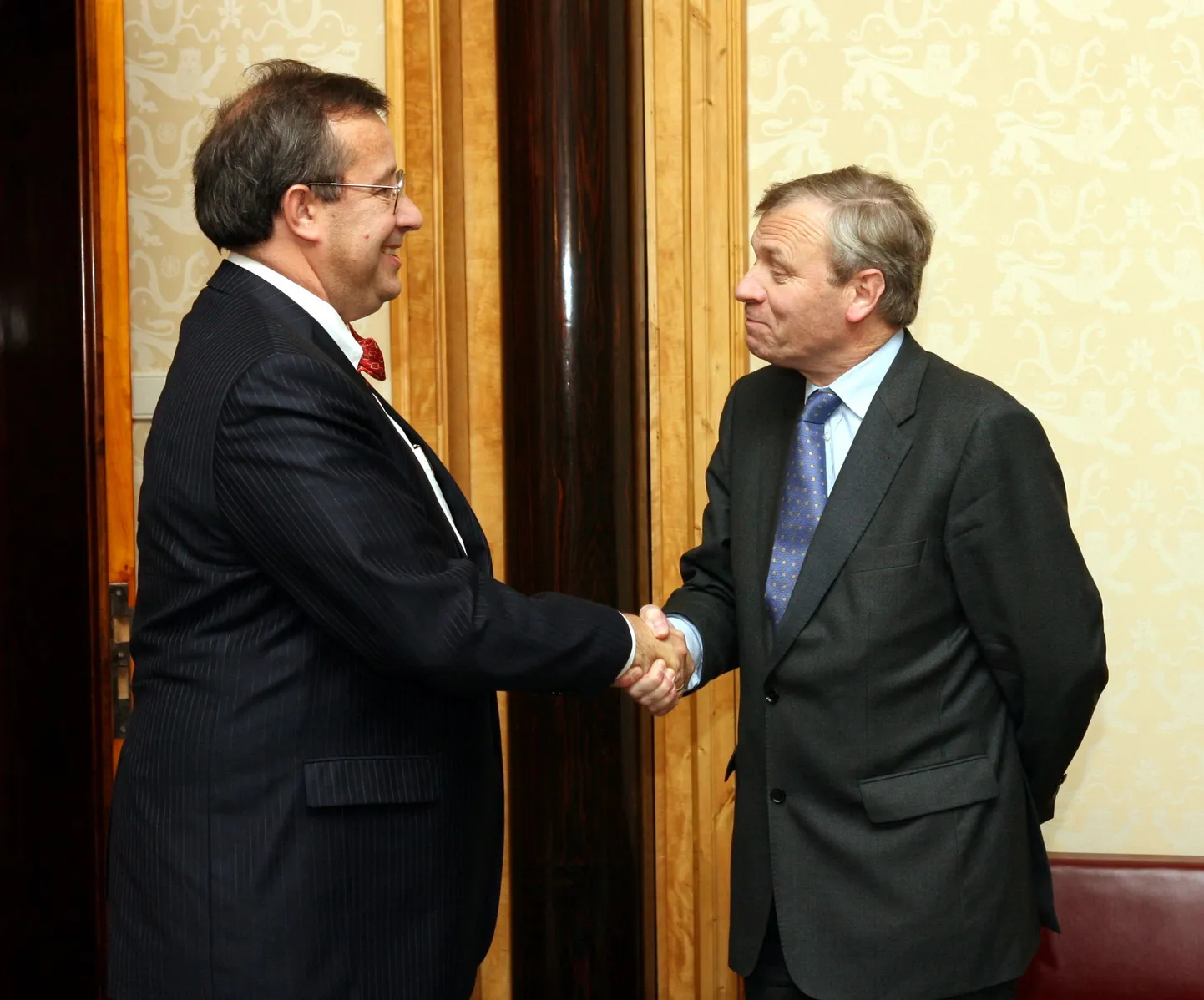 President Toomas Hendrik Ilves ja NATO peasekretär Jaap de Hoop Scheffer.