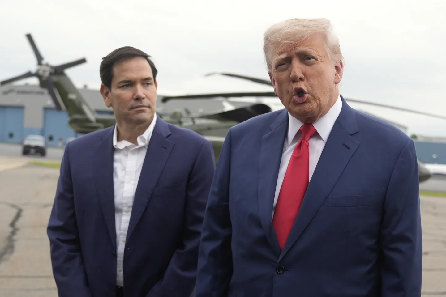 USA välisminister Marco Rubio ja USA president Donald Trump.