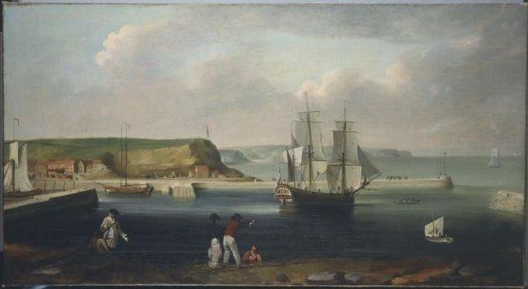 James Cooki laev Endeavour 1768. aasta maalil