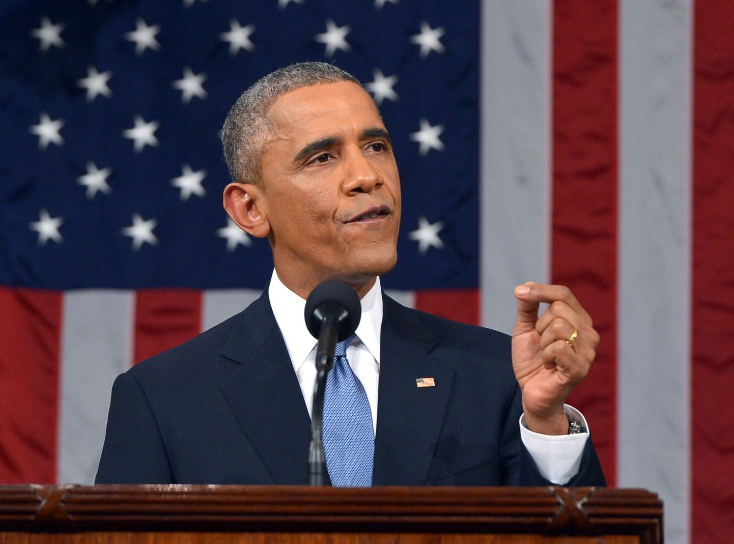 USA president Barack Obama Kongressi ees esinemas.