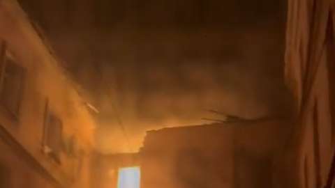 VIDEO ⟩ Masīvā krievu dronu triecienā Odesā naktī uz pirmdienu ievainoti 13 cilvēki