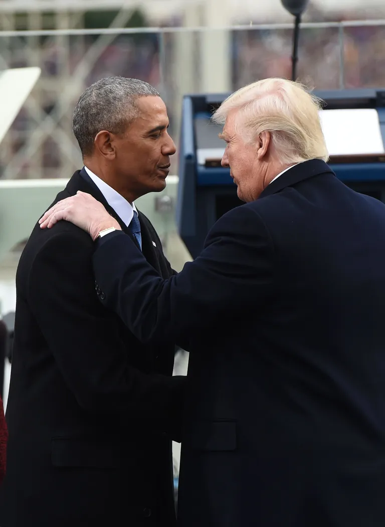 Donald Trump ja Barack Obama
