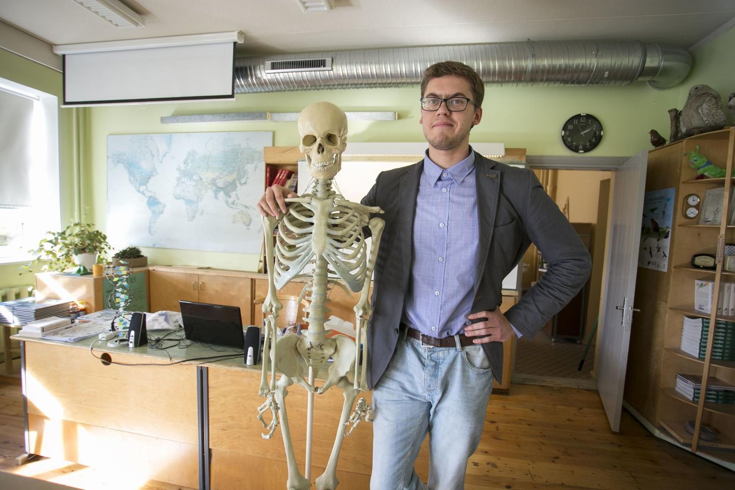 Aasta oli 2015, kui Martin Pent alustas Haljala koolis õpetajana, nüüd liigub ta edasi Tartusse.