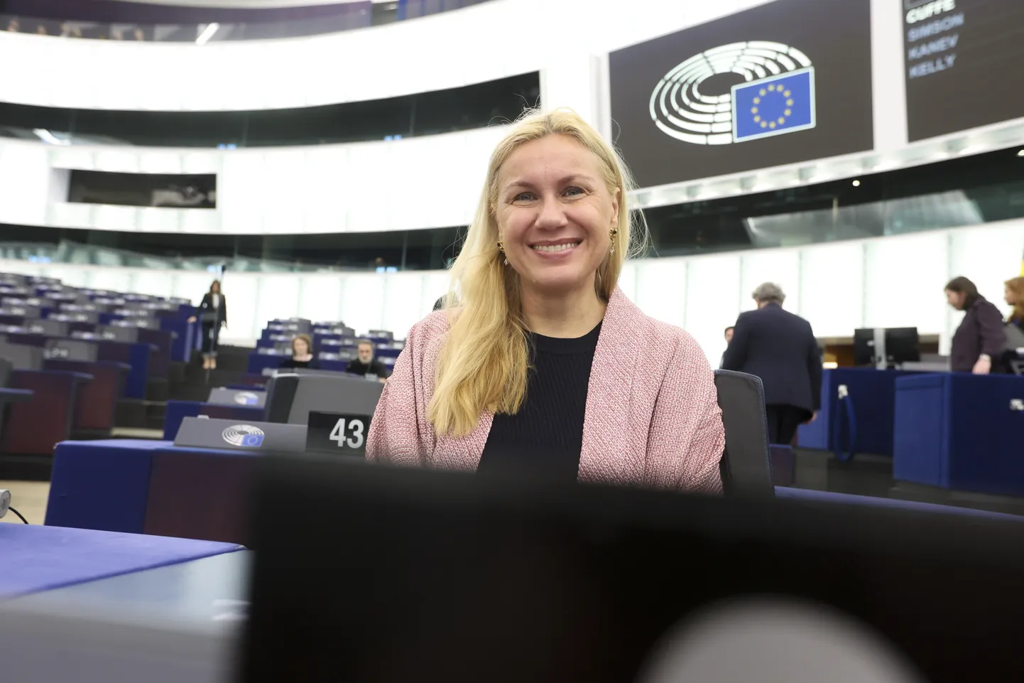 Kadri Simson europarlamendis.