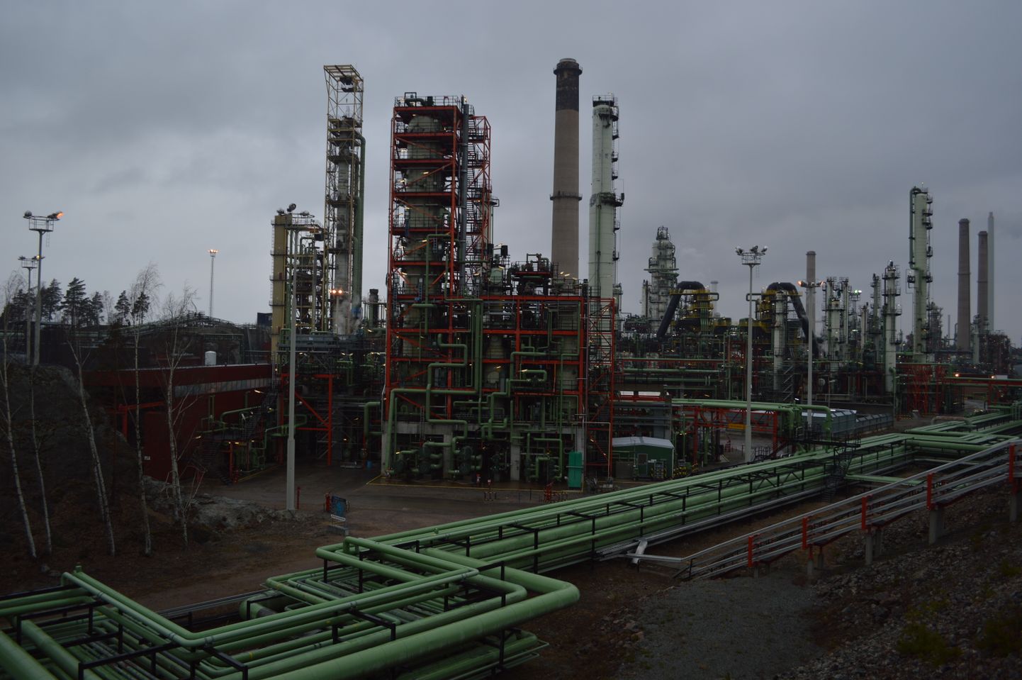 Degvielas ražotāja "Neste" degvielas rūpnīca Porvo, Somijā