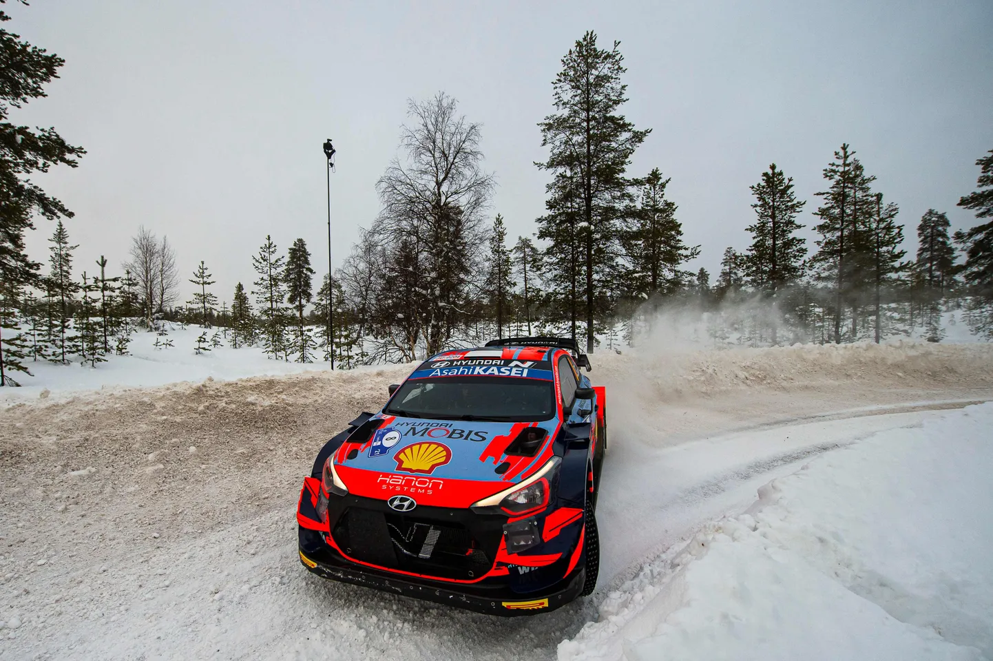 Ott Tänak ja Martin Järveoja Arctic Rally'l.