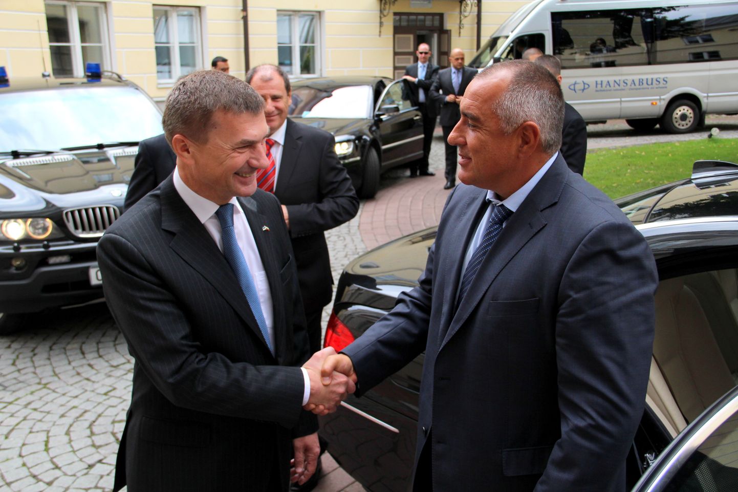 Peaminister Andrus Ansipi kohtumine Bulgaaria peaministri Boyko Borissoviga 12. septembril 2011.