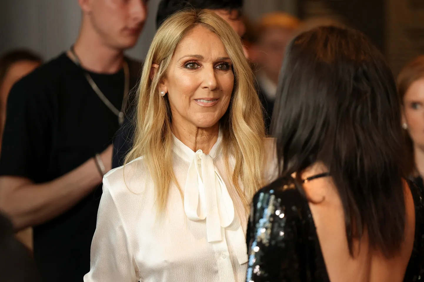 Laulja Celine Dion oma filmi «I Am: Celine Dion» esilinastusel.