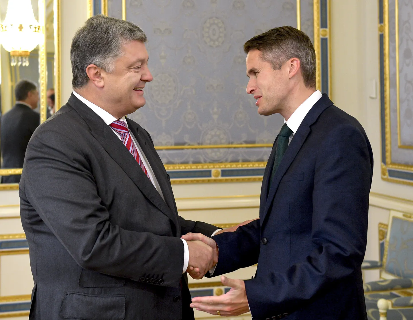Petro Porošenko ja Gavin Williamsoni kohtumine.