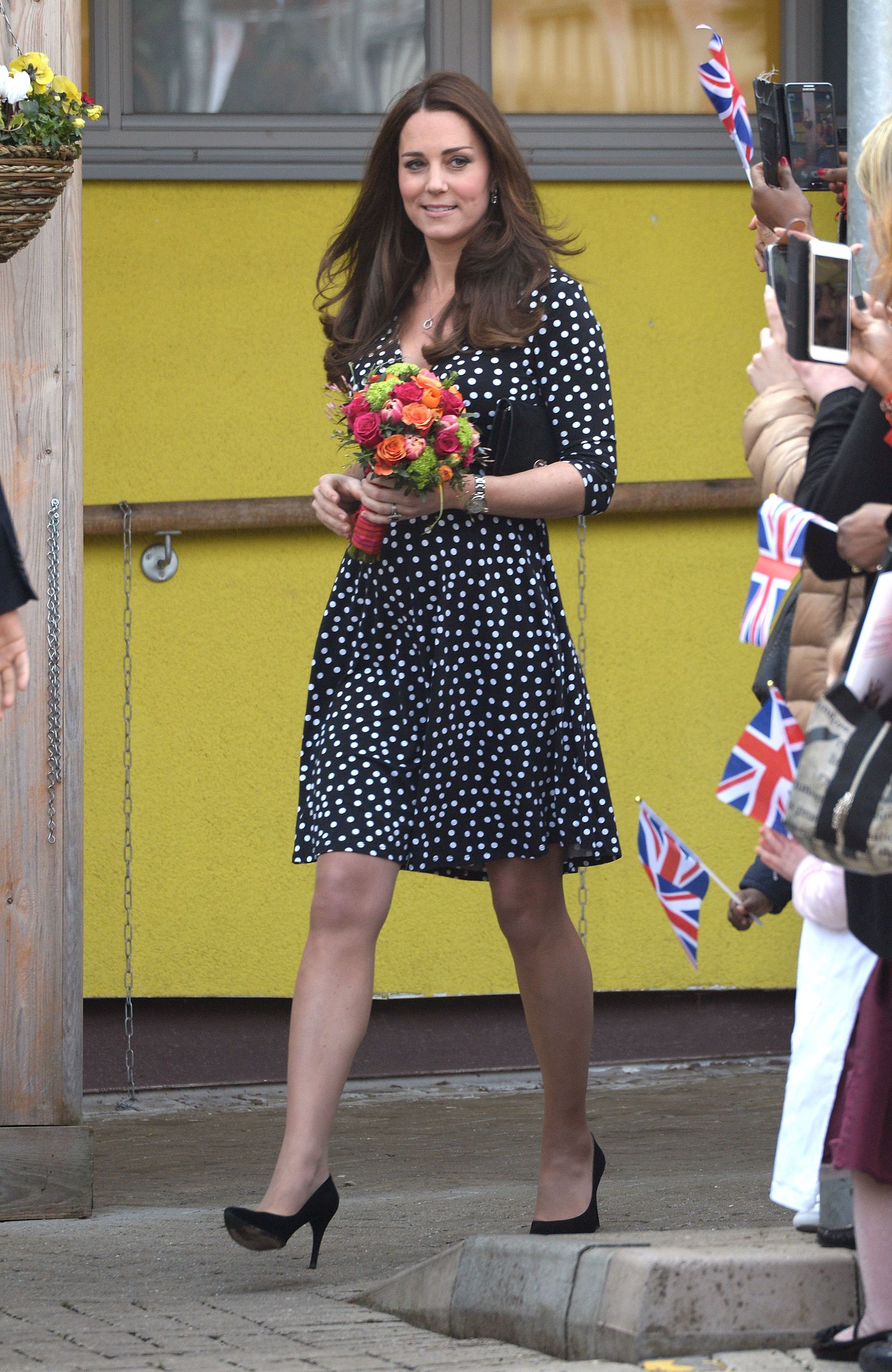 Catherine, Duchess of Cambridge at Brookhill Children's and Community Centre, Woolwich, London.