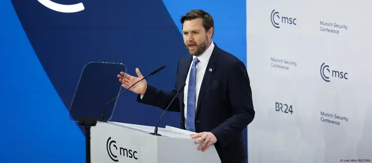 Выступление вице-президента США Джей Ди Вэнса на Мюнхенской конференции по безопасности.