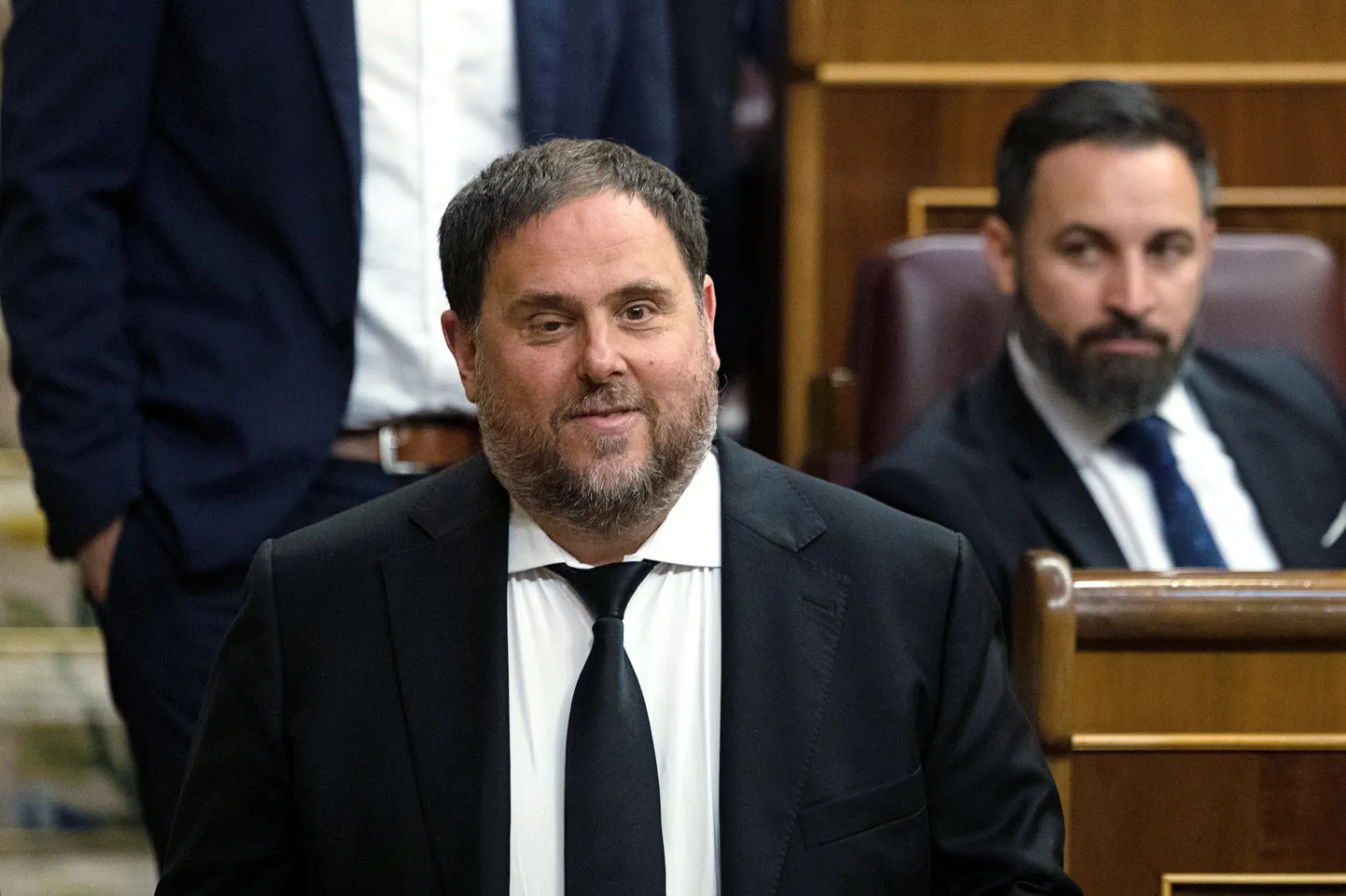 Vangistatud Kataloonia poliitik Oriol Junqueras.