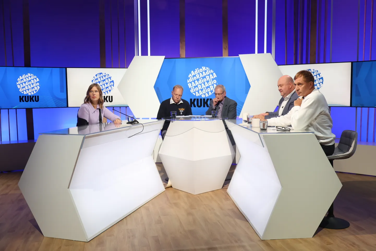 EOK presidendikandidaadid eelmisel nädalal Postimehe ja Kuku raadio debatil.