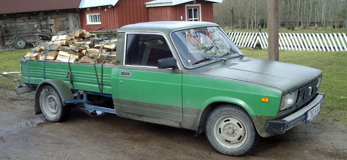 VÄIKE, AGA TUBLI: Selle auto ehitamisel polnud eesmärgiks mitte efektne välimus, vaid funktsionaalsus. Ja seda on piisavalt! Foto: erakogu
