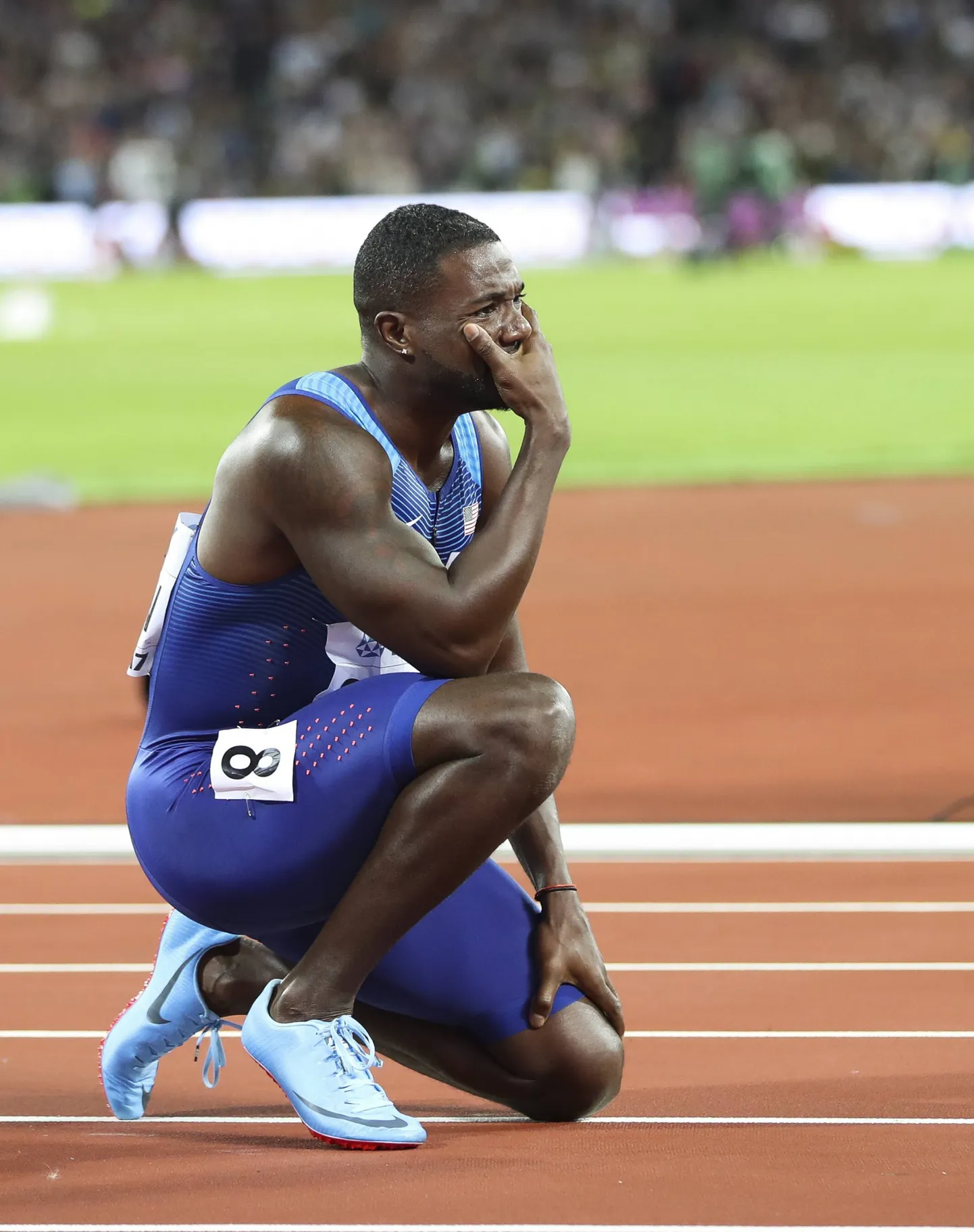 Justin Gatlin Londoni MM-il.