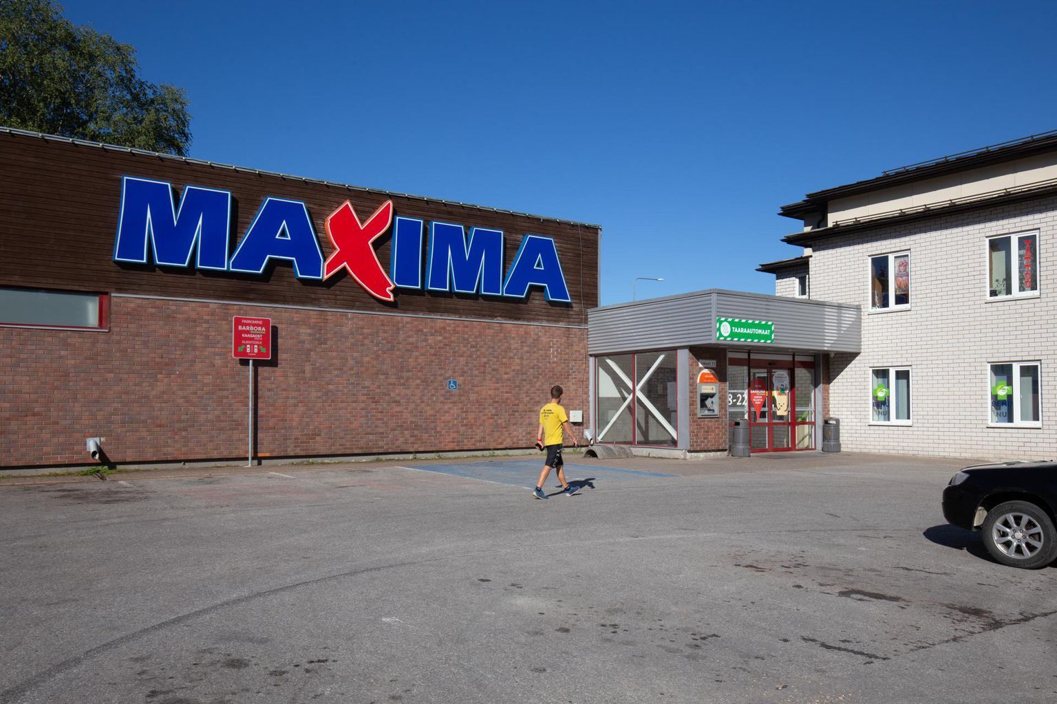 Проблемы возникают только при посещении магазина Maxima на улице Ваксали.