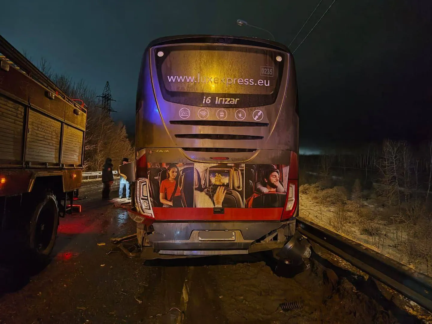 Two people killed in Lux Express bus accident in Russia.