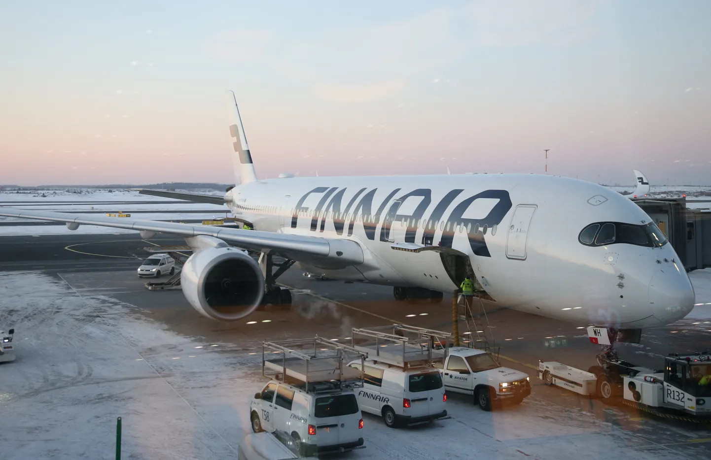 Самолет Finnair.