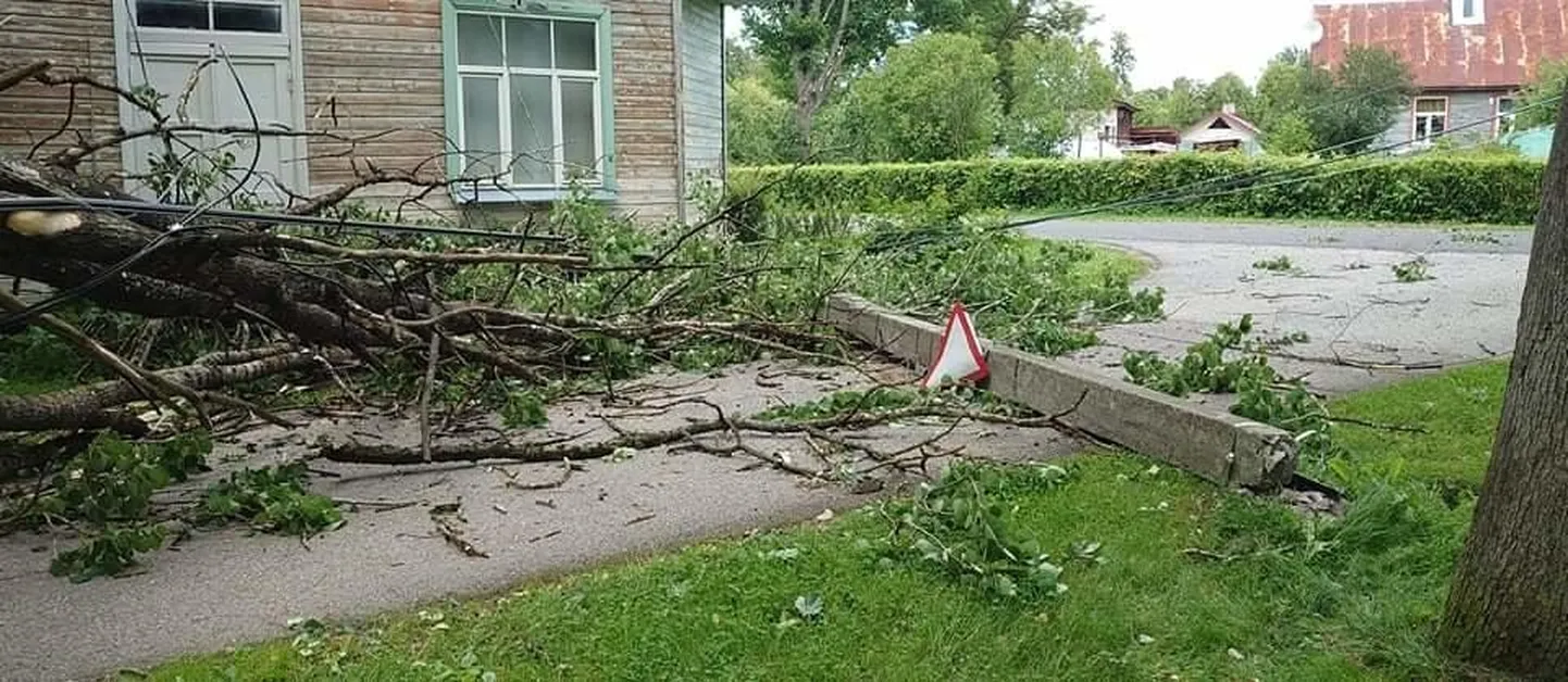 Kummuli elektripost. Pilt on illustratiivne.