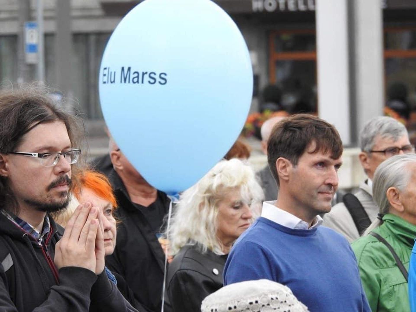 Акция "Марш жизни" в Таллинне, 2020 год.
