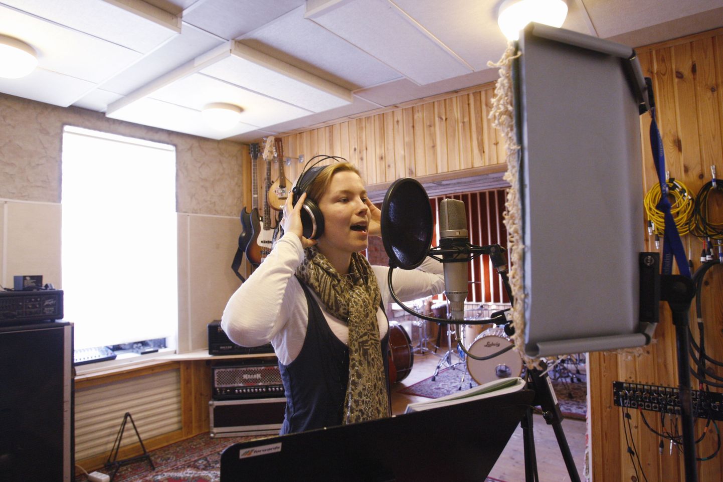 Luisa Värk käis helistuudios lindistamas Lotte muusikali laule.