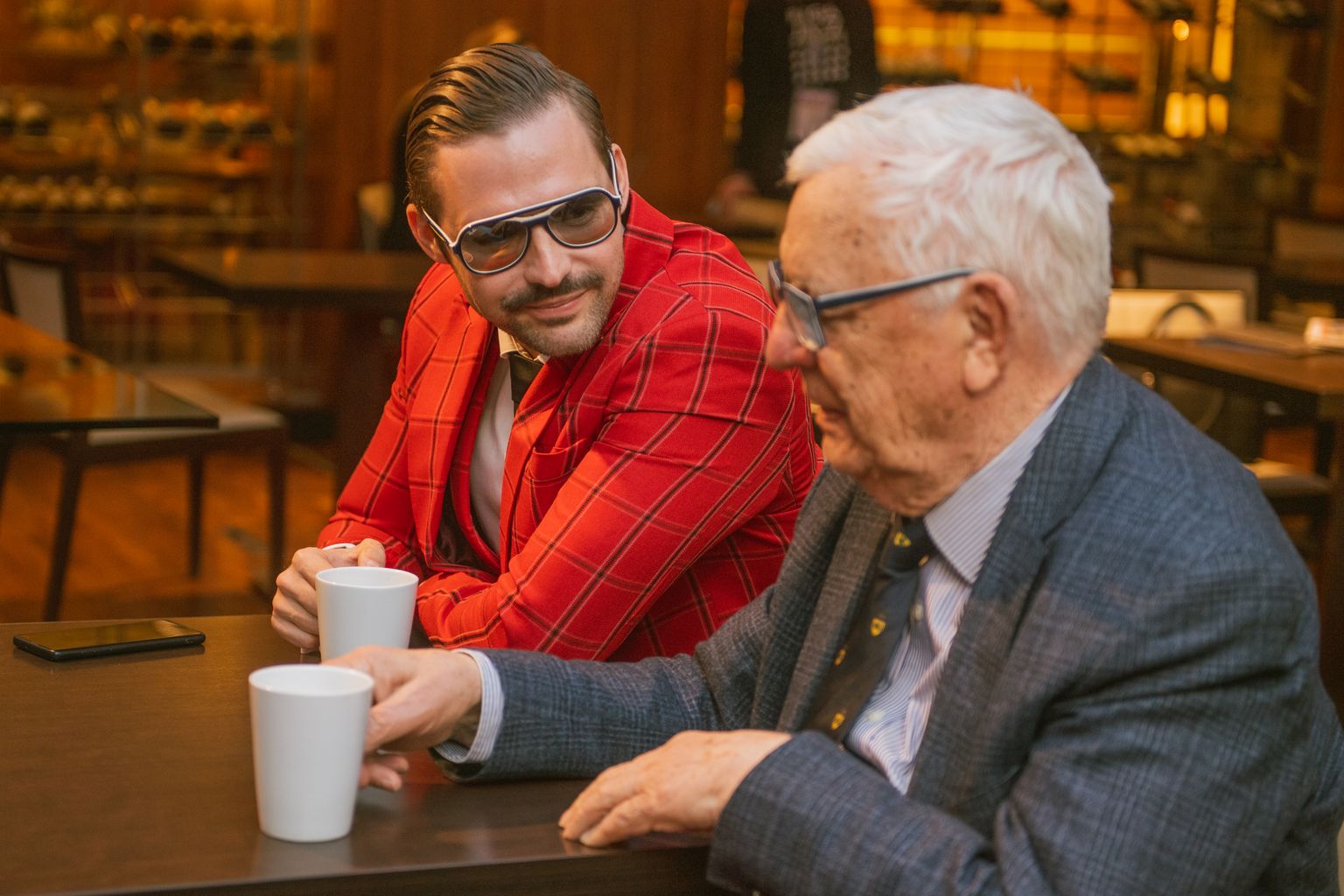 "Riga Jazz Stage 2022" preses konference (Kristaps Vanadziņš un Raimonds Pauls)