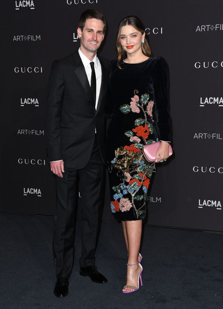 Evan Spiegel koos oma abikaasa Austraalia modelli Miranda Kerriga.