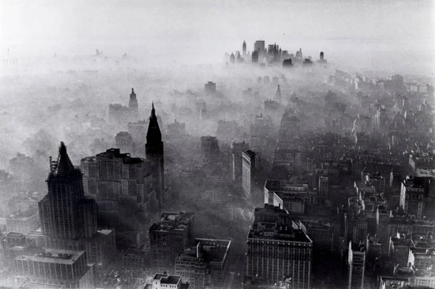 Smogs Ņujorkā 1966. gadā.