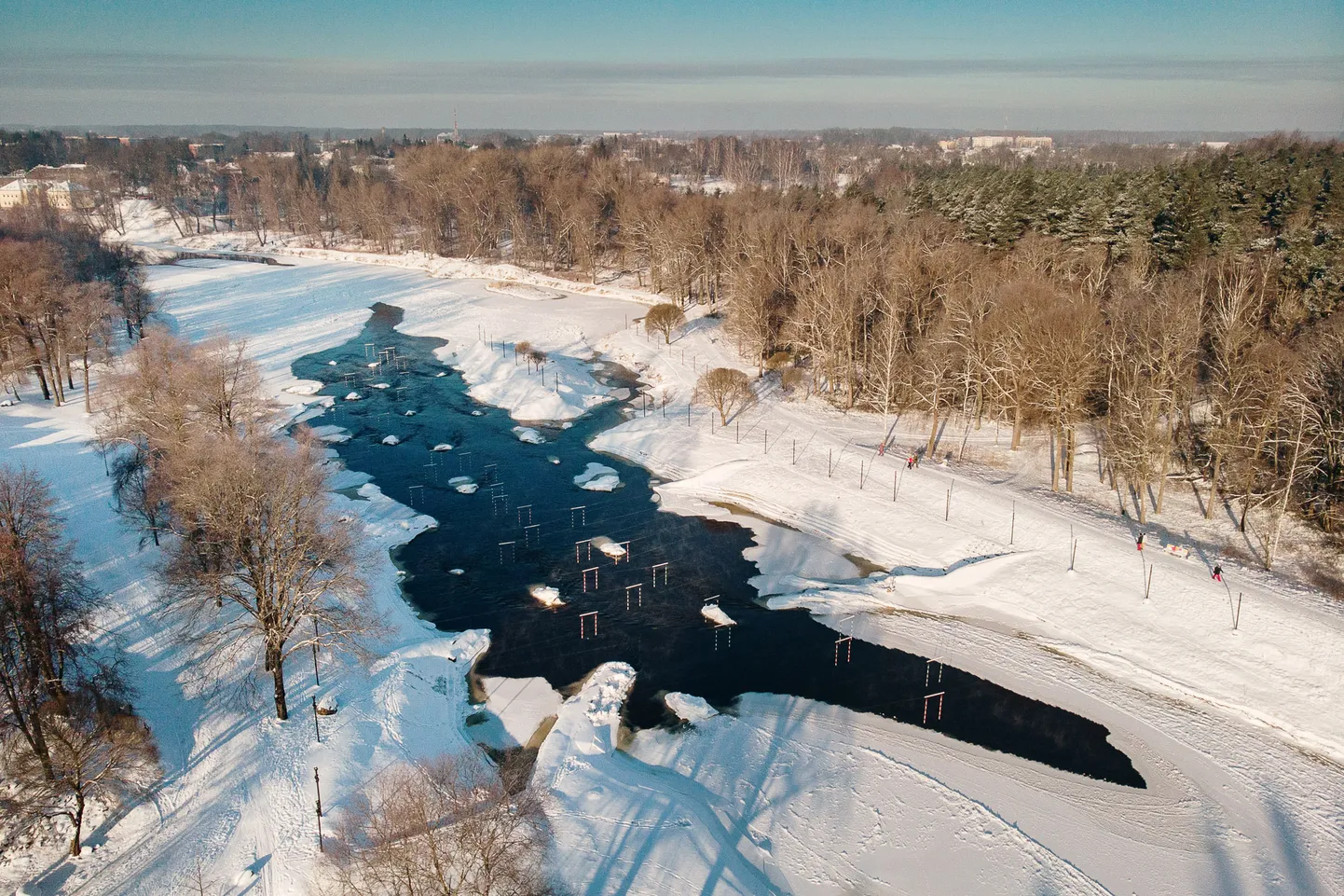 Valmieras daba no "putna lidojuma"