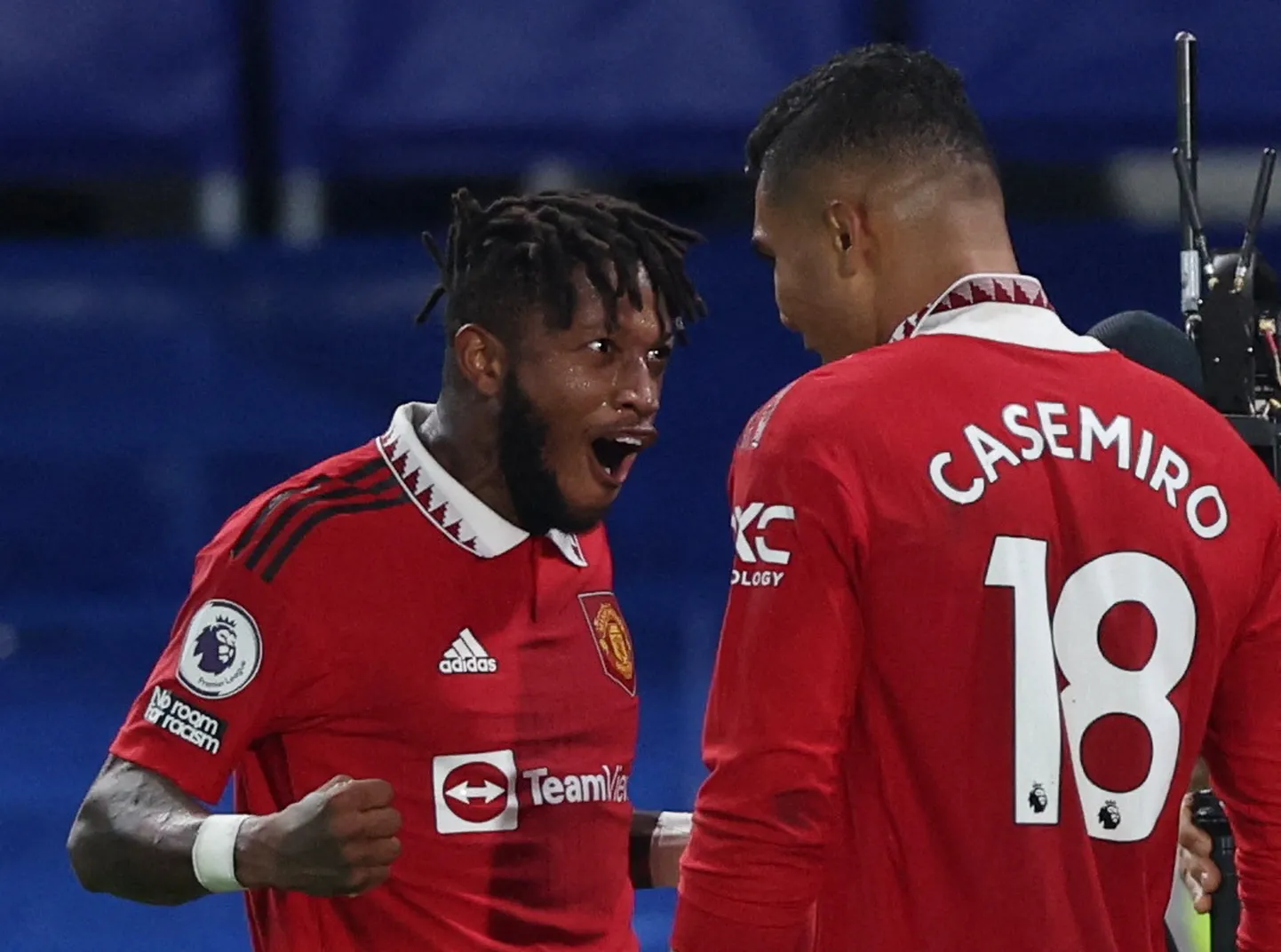 Manchester Unitedi brasiillased: Fred (vasakul) ja Casemiro.