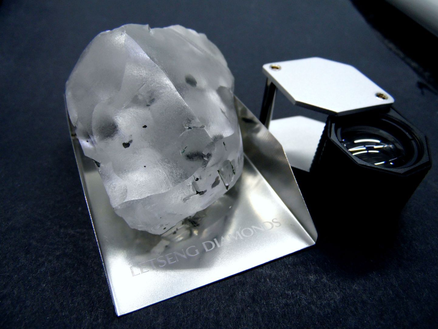 910-karaadine Letsengi kaevandusest leitud teemant.