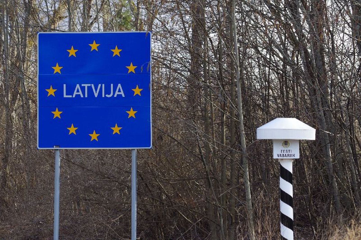 Eesti ja Läti vaheline piir.