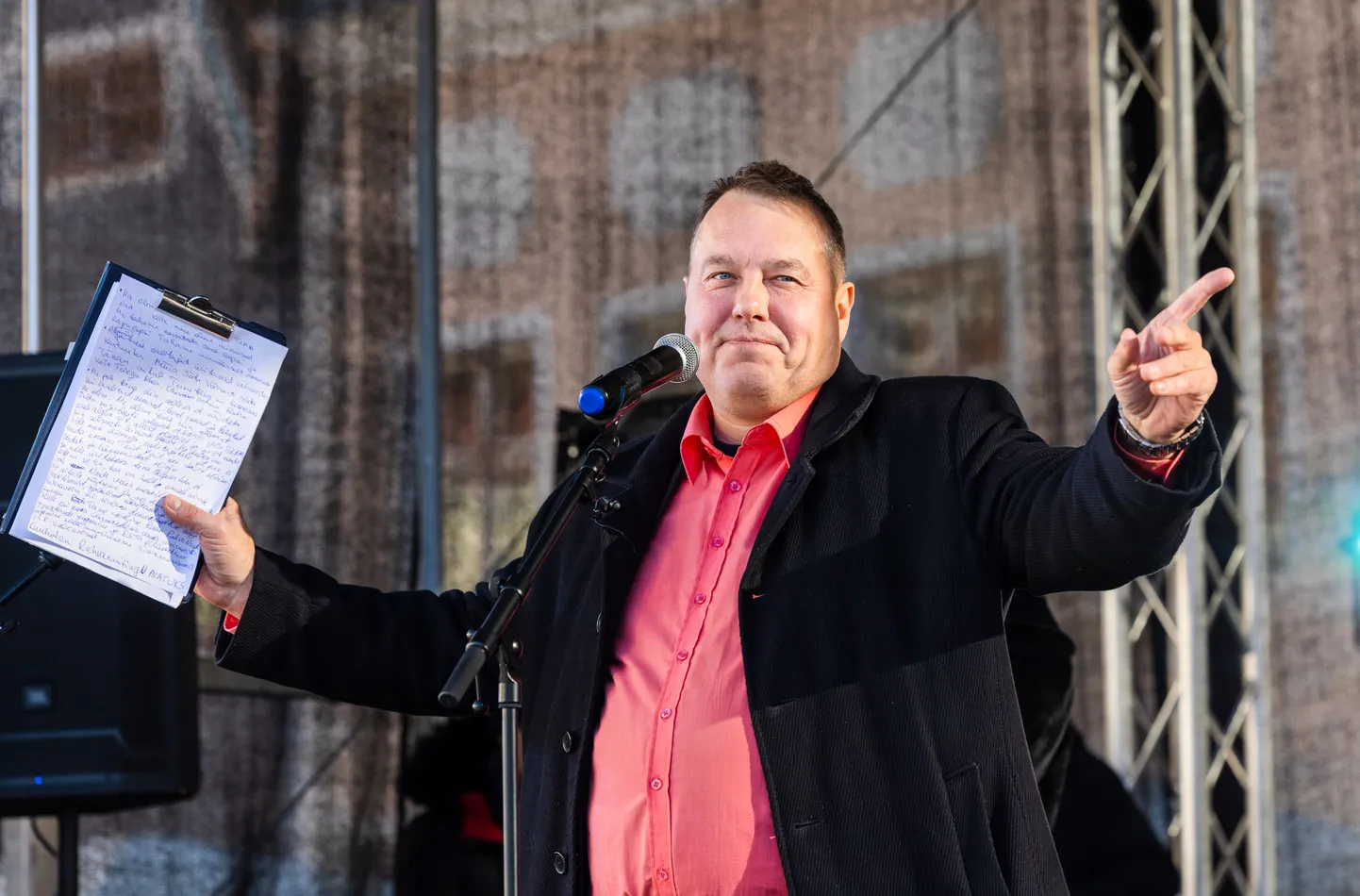 Aivo Peterson, leader of the newly established Koos (Together) party.