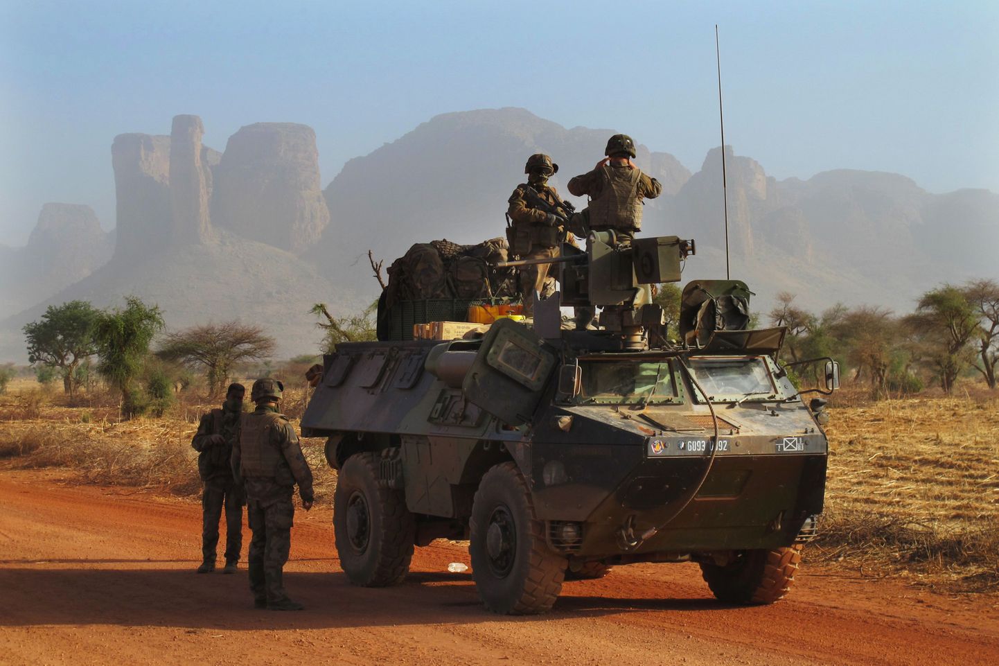 Prantsuse väed möödunud nädalal Malis  Douentzas.