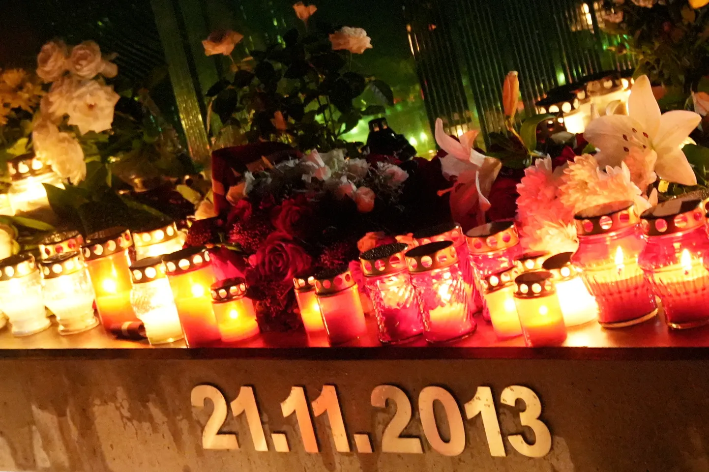 Piemiņas pasākums, kurā tiek pieminēti 2013.gada 21.novebrī iegruvušajā Zolitūdē, veikalā "Maxima", bojāgājušie.