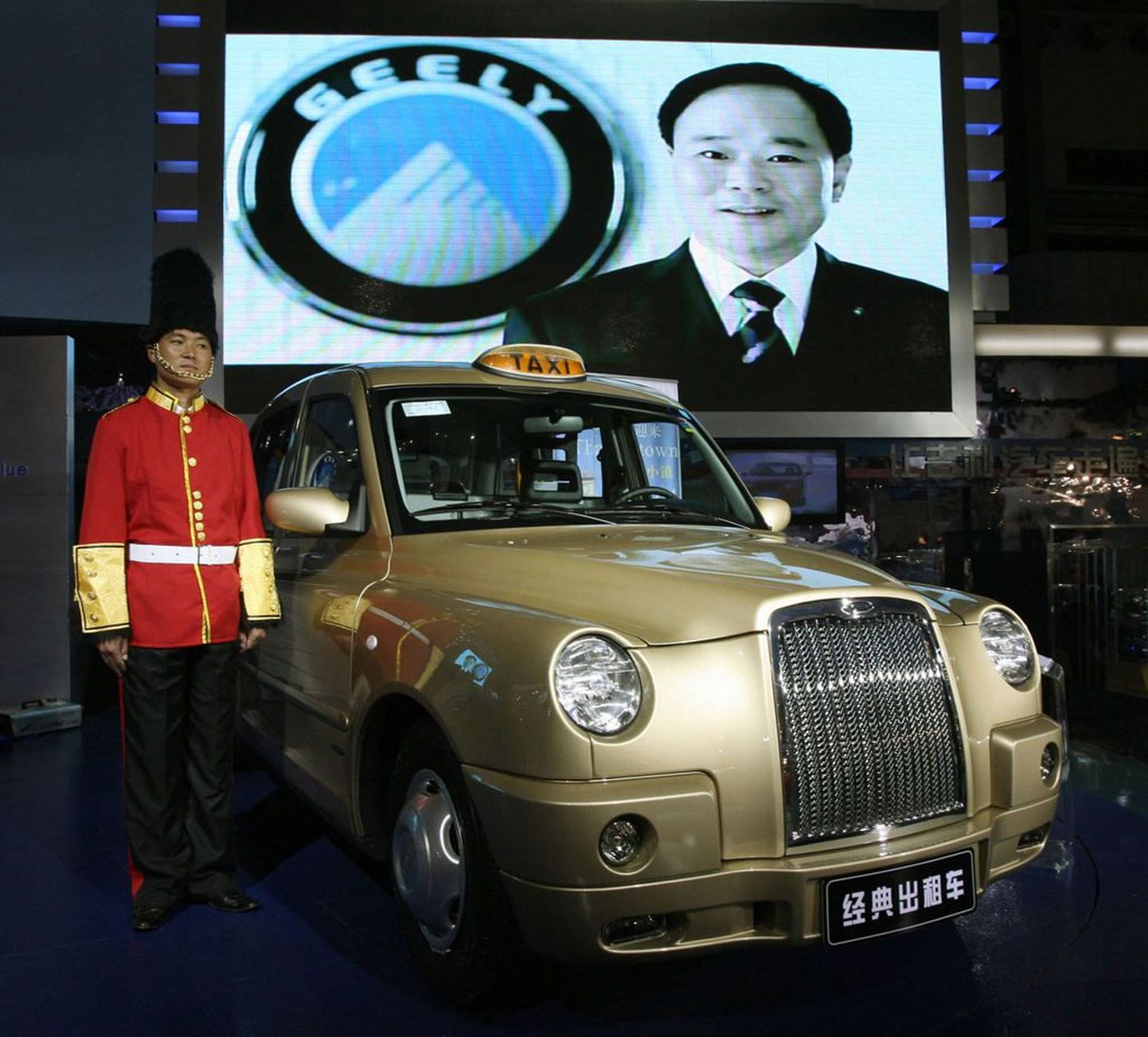Hiina autotootja Geely poolt toodetav Londoni takso.