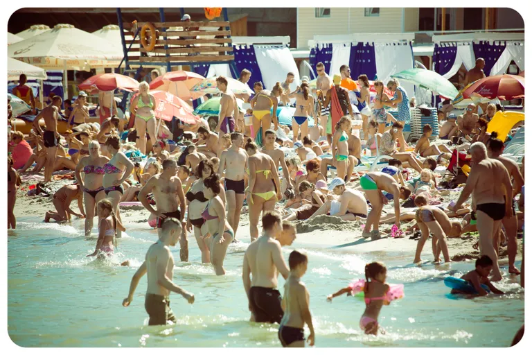 Rannad on kaunid, kuid ülerahvastatud. Foto:
