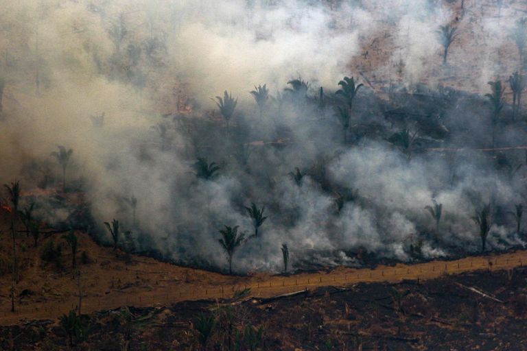 Vihmametsa põleng Brasiilias Amazonase osariigis Boca do Acres