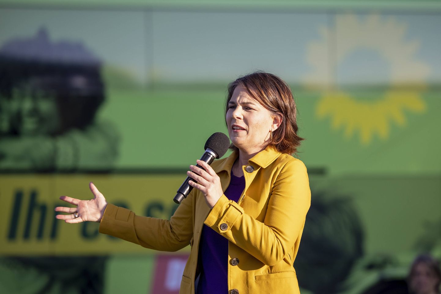 Кандидат в канцлеры ФРГ от партии "Союз 90/"зеленые" Анналена Бербок.