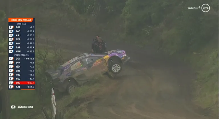 Craig Breen sai pika pusimise peale siiski rajale tagasi.