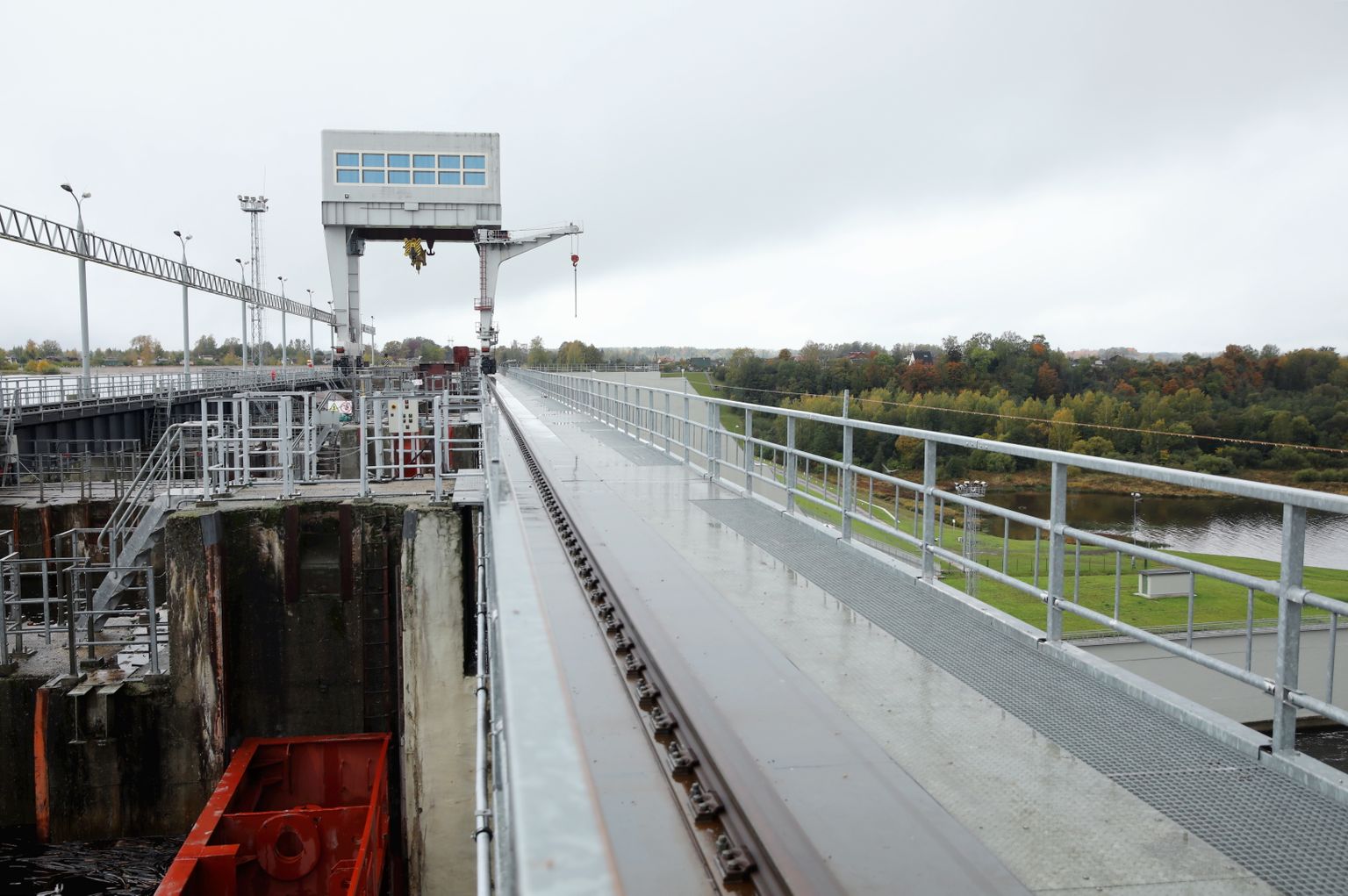 AS "Latvenergo" Pļaviņu hidroelektrostacija.