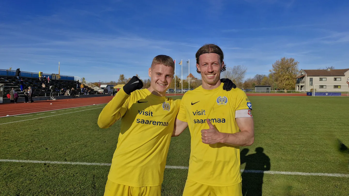 Aleksander Iljin ja Märten Pajunurm lõid tänase mängu väravad