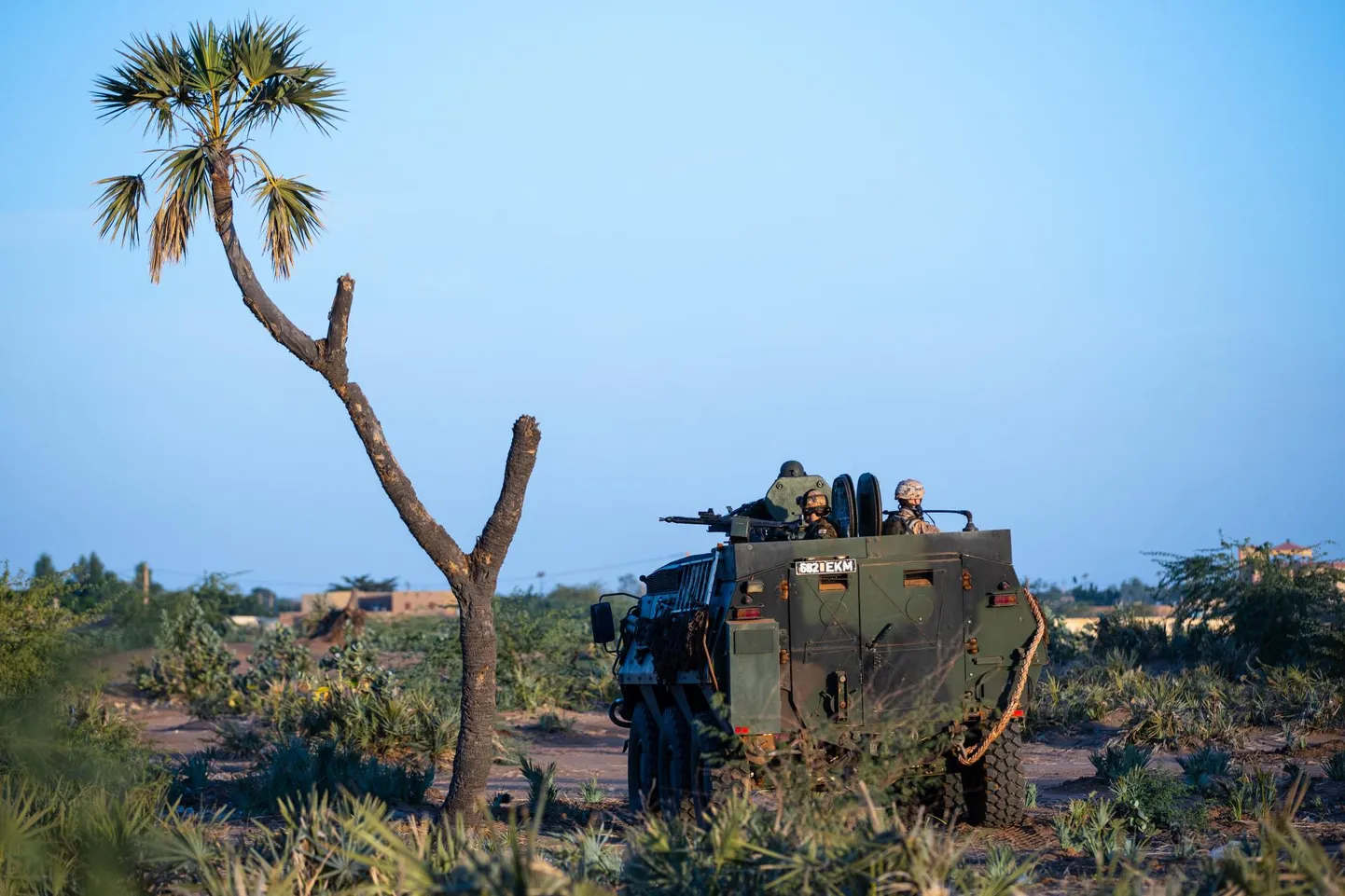 Alates augusti keskpaigast Malis teenistuses olnud jalaväelaste viimane taktikaline ülesanne oli 15. detsembri varahommikul Prantsuse kaitseväe tsiviil-militaarkoostöö (CIMIC) meeskonna julgestamine.