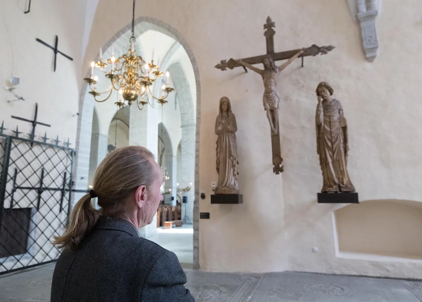 Praegu asuvad Risti kiriku skulptuurid Niguliste kirikus.