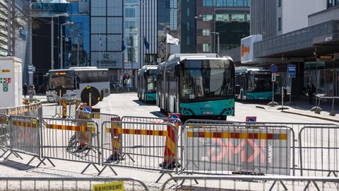 Автобусный терминал Виру будет несколько дней закрыт для движения общественного транспорта
