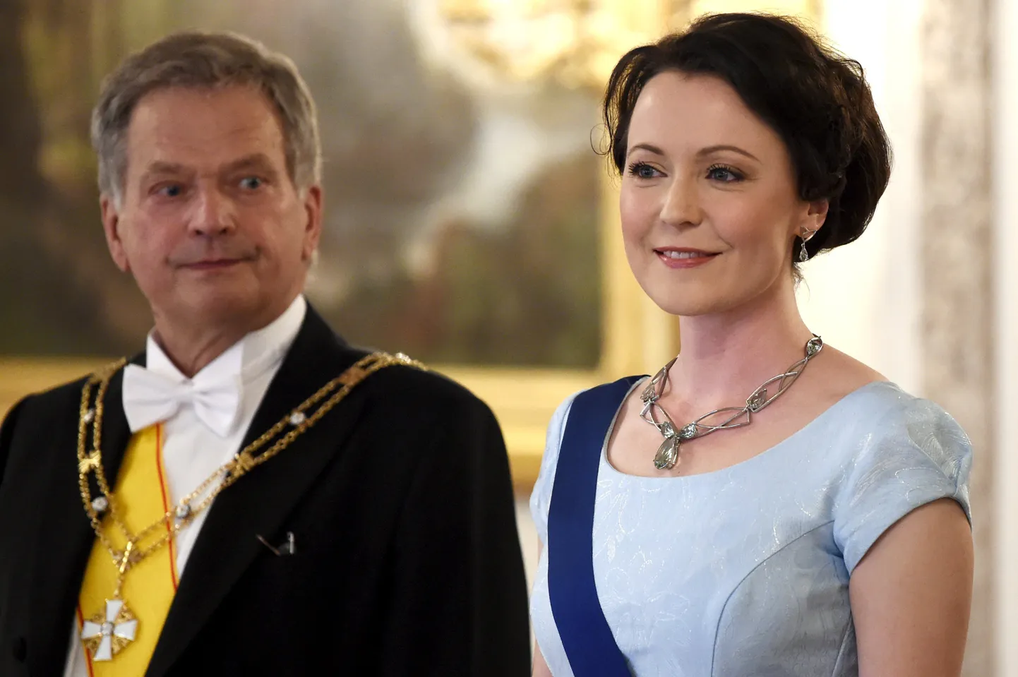 Soome president Sauli Niinisto ja tema abikaasa Jenni Haukio 2017. aastal.