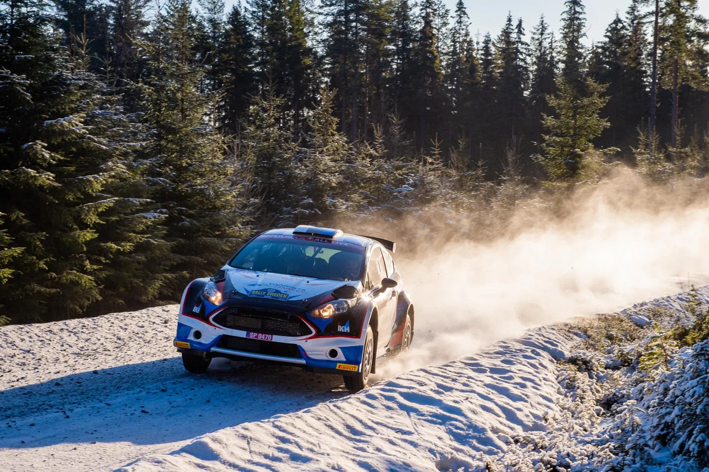 Roland Poom – Ken Järveoja Rootsi rallil.