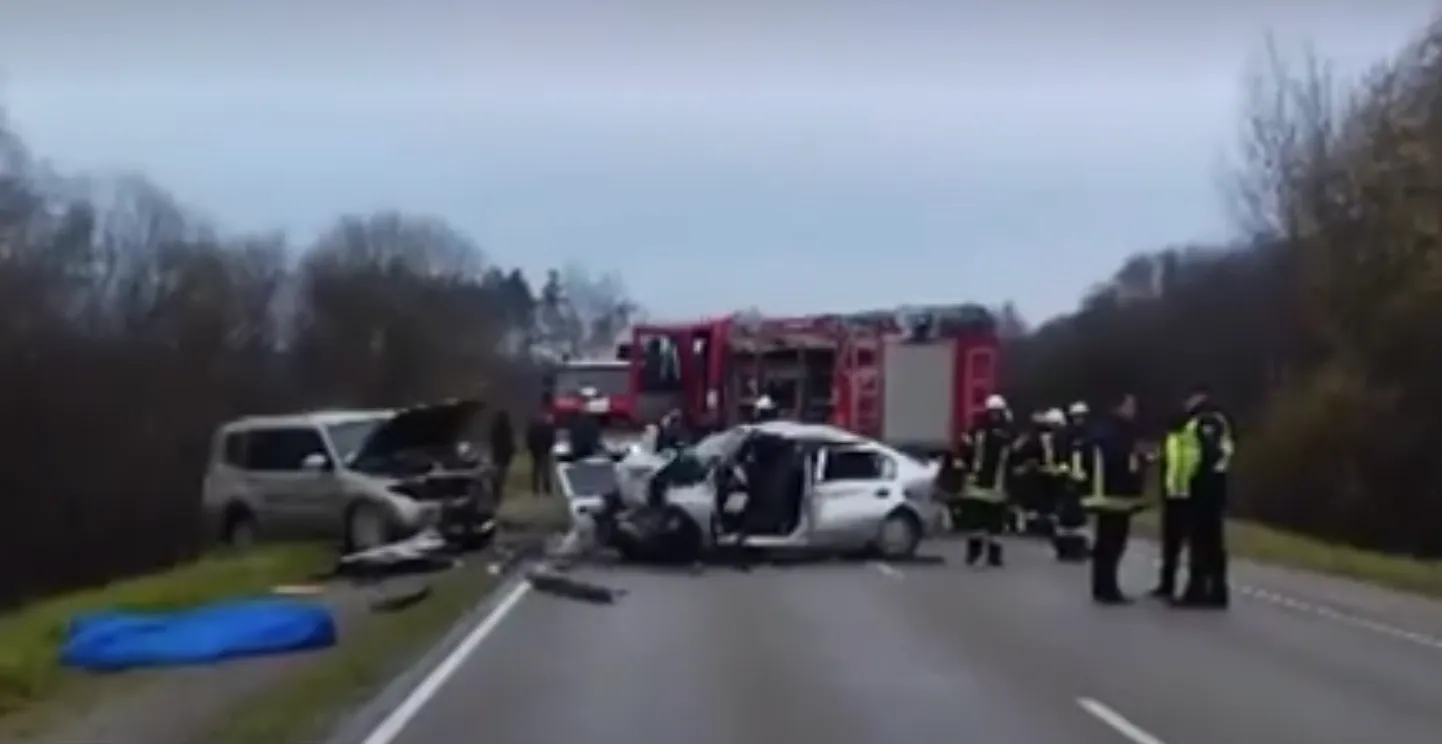 Autoõnnetus Lätis.